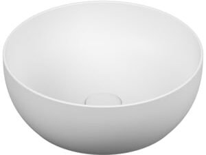 VitrA Outline Round Matt White Countertop Basin - 400mm