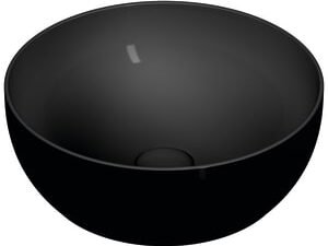 VitrA Outline Round Matt Black Countertop Basin - 400mm