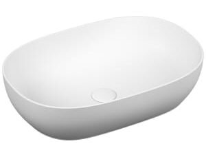 VitrA Outline Oval Matt White Countertop Basin - 590mm