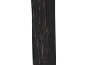 Wickes Tallinn Black Marble Push To Open Tower Unit - 1300 x 300mm