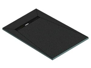 Wickes Linear 30mm Wetroom Shower Tray with 600mm End Drain Level Access - 1600 X 900mm