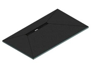 Wickes Linear 30mm Wetroom Shower Tray with 600mm Offset Drain Level Access - 1800 X 900mm