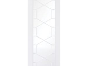 LPD Internal Orly Glazed Primed White Solid Core Door - 838 x 1981mm