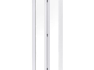 LPD Internal 2 Lite Bi-Fold Pattern 10  Primed White Solid Core Door - 686 x 1981mm