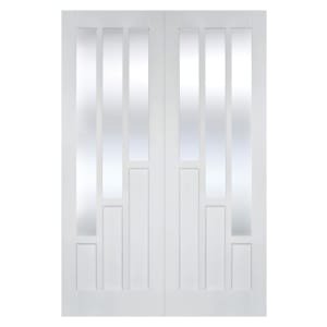 LPD Internal Coventry Pair Primed White Solid Core Door – 1219 x 1981mm