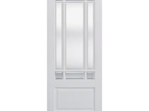 LPD Internal Downham 9 Lite Glazed Primed White Solid Core Door - 686 x 1981mm