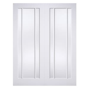 LPD Internal Lincoln Pair Primed White Solid Core Door – 914 x 1981mm