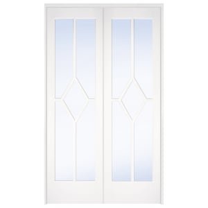 LPD Internal Reims Room Divider W4 Primed White Solid Core Door – 1246 x 2031mm
