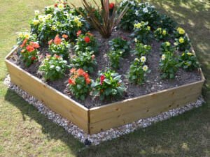 Greena Pentagonal Raised Bed - 300 x 1940 x 1940mm