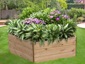 Greena Pentagonal Raised Bed - 450 x 1460 x 1460mm