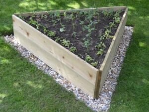 Greena Triangular Raised Bed - 300 x 1200 x 1200mm