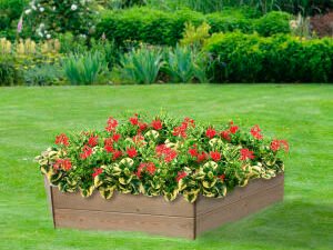 Greena Hexagonal Raised Bed - 300 x 1800 x 1800mm