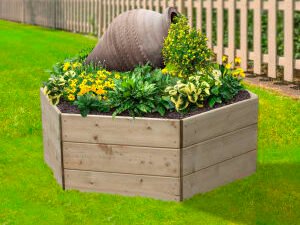 Greena Hexagonal Raised Bed - 450 x 1200 x 1200mm