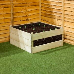 Greena Double Window Raised Bed – 450 x 900 x 900mm