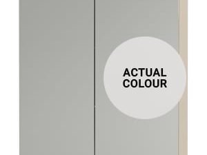 Duarti By Calypso Cascade 600mm Slimline Mirrored 2 Door Wall Hung Unit - Mirror Grey