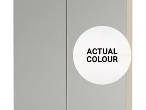 Duarti By Calypso Cascade 600mm Slimline Mirrored 2 Door Wall Hung Unit - Mirror White