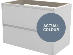 Duarti By Calypso Beaufort 800mm Full Depth 2 Drawer Wall Hung Vanity Unit - Bermuda Blue