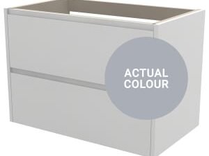 Duarti By Calypso Beaufort 800mm Full Depth 2 Drawer Wall Hung Vanity Unit - Shadow Grey