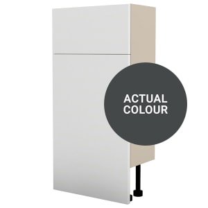 Duarti By Calypso Cascade 400mm Floor Reaching Slimline Toilet Unit – Midnight Grey