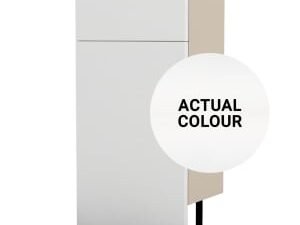 Duarti By Calypso Cascade 400mm Floor Reaching Slimline Toilet Unit - Mirror White