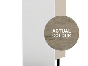 Duarti By Calypso Cascade 400mm Floor Reaching Slimline Toilet Unit - Grey Bark