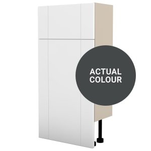 Duarti By Calypso Highwood 400mm Floor Reaching Slimline Toilet Unit – Midnight Grey