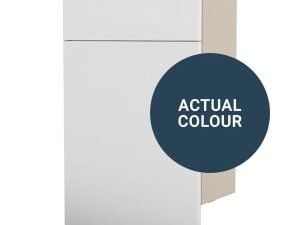 Duarti By Calypso Cascade 500mm Floor Reaching Slimline Toilet Unit - Twilight Blue