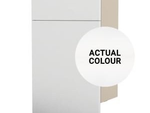 Duarti By Calypso Cascade 500mm Floor Reaching Slimline Toilet Unit - Mirror White