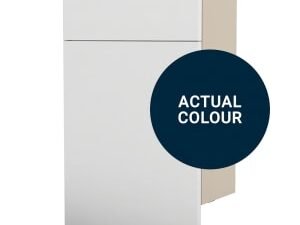 Duarti By Calypso Cascade 500mm Floor Reaching Slimline Toilet Unit - Midnight Blue