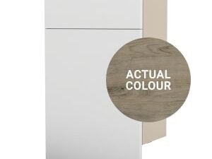 Duarti By Calypso Cascade 500mm Floor Reaching Slimline Toilet Unit - Grey Bark
