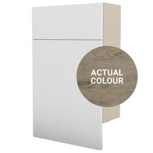 Duarti By Calypso Cascade 500mm Floor Reaching Slimline Toilet Unit – Grey Bark