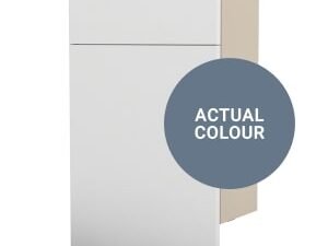 Duarti By Calypso Beaufort 500mm Floor Reaching Slimline Toilet Unit - Bermuda Blue