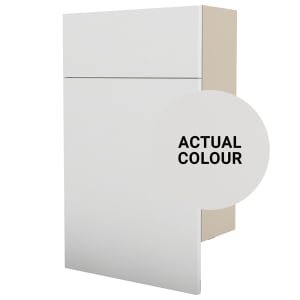 Duarti By Calypso Beaufort 500mm Floor Reaching Slimline Toilet Unit – Grey Varnish