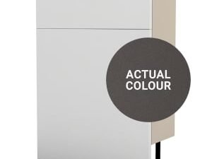 Duarti By Calypso Cascade 600mm Floor Reaching Slimline Toilet Unit - Galaxy Grey