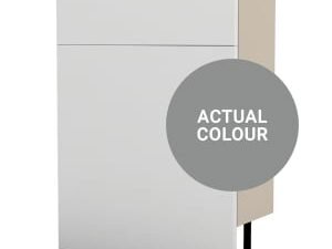 Duarti By Calypso Cascade 600mm Floor Reaching Slimline Toilet Unit - Twilight Grey