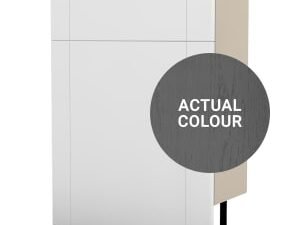 Duarti By Calypso Highwood 600mm Floor Reaching Slimline Toilet Unit - Panther Grey