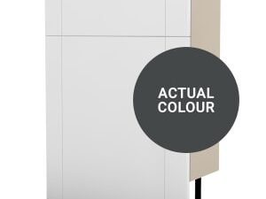 Duarti By Calypso Highwood 600mm Floor Reaching Slimline Toilet Unit - Midnight Grey