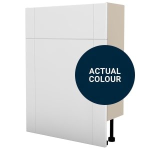 Duarti By Calypso Highwood 600mm Floor Reaching Slimline Toilet Unit – Midnight Blue