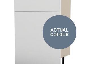 Duarti By Calypso Beaufort 600mm Floor Reaching Slimline Toilet Unit - Bermuda Blue