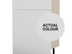 Duarti By Calypso Beaufort 600mm Floor Reaching Slimline Toilet Unit - Grey Varnish