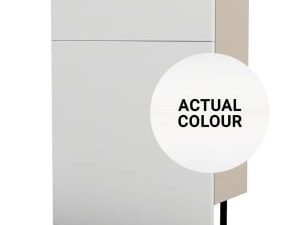 Duarti By Calypso Beaufort 600mm Floor Reaching Slimline Toilet Unit - White Varnish