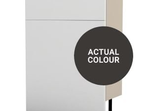 Duarti By Calypso Beaufort 600mm Floor Reaching Slimline Toilet Unit - Ember Grey