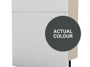 Duarti By Calypso Cascade 700mm Floor Reaching Slimline Toilet Unit - Midnight Grey
