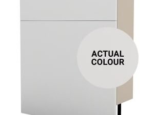 Duarti By Calypso Beaufort 700mm Floor Reaching Slimline Toilet Unit - Grey Varnish