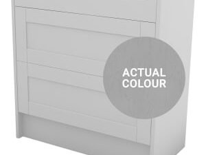 Duarti By Calypso Highwood 800mm Slimline 2 Drawer Floor Standing Vanity Unit - Fossil Grey