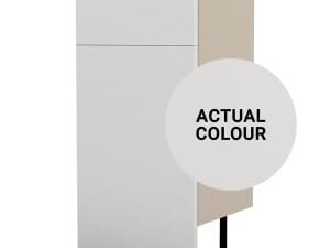 Duarti By Calypso Cascade 400mm Floor Reaching Full Depth Toilet Unit - Mirror Grey