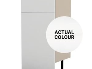 Duarti By Calypso Cascade 400mm Floor Reaching Full Depth Toilet Unit - Mirror White