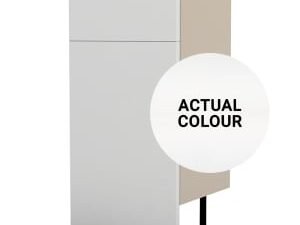 Duarti By Calypso Beaufort 400mm Floor Reaching Full Depth Toilet Unit - White Varnish