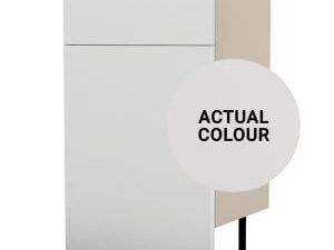 Duarti By Calypso Cascade 500mm Floor Reaching Full Depth Toilet Unit - Mirror Grey