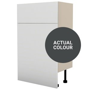 Duarti By Calypso Cascade 500mm Floor Reaching Full Depth Toilet Unit – Midnight Grey